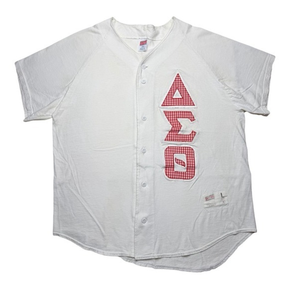 Vintage 90s Delta Sigma Theta college sorority baseball jersey